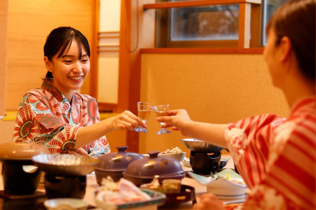 お食事時のフリードリンク