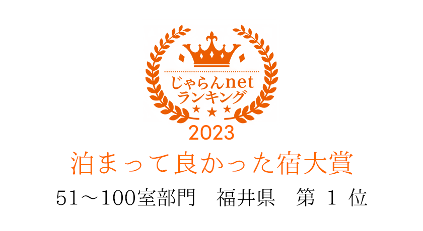 じゃらんnetランキング2023 泊まってよかった宿大賞